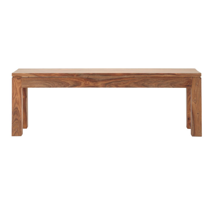 Solid Sheesham Wood Bench