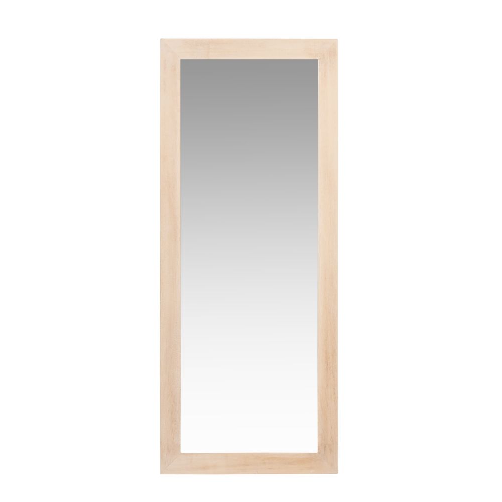 Spiegel mit Rahmen aus Paulownienholz 50x120