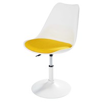 Runder Teppich aus weißem Kunstfell D.140cm FURIL | Maisons du Monde