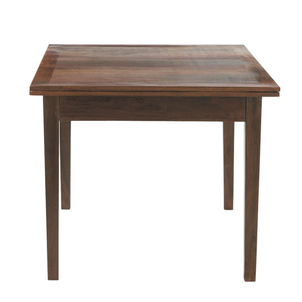 Table de salle à manger à rallonges en bois L 90 cm Clic-clac