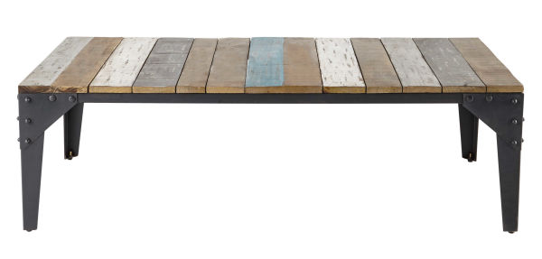 Table basse en manguier et métal L 130 cm Sailor