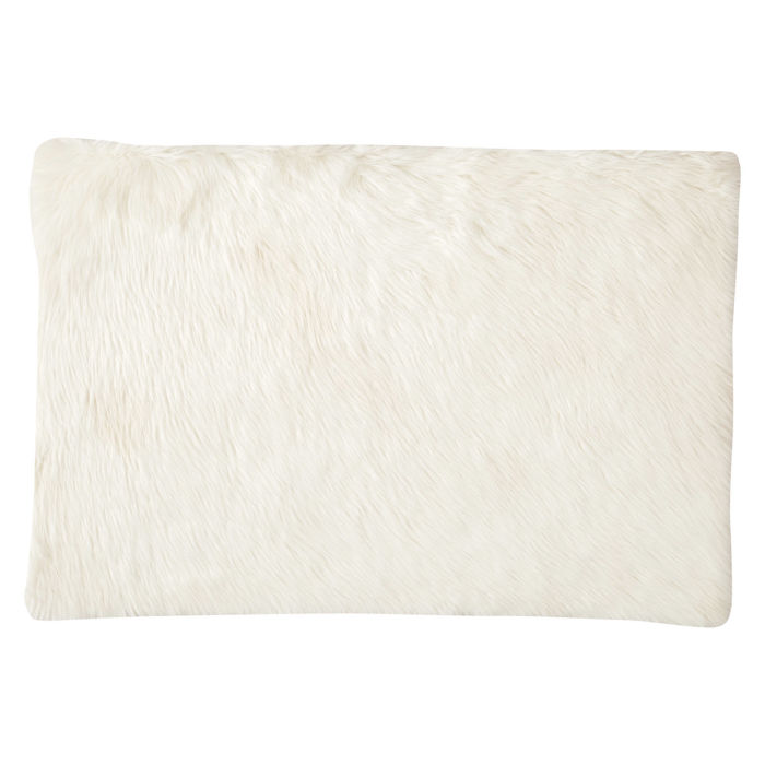 Tappeto In Pelliccia Ecologica Bianco 80x120 Cm