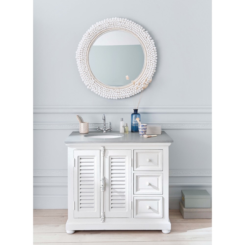 Spiegel aus Muscheln D.90cm Lagoon | Maisons du Monde