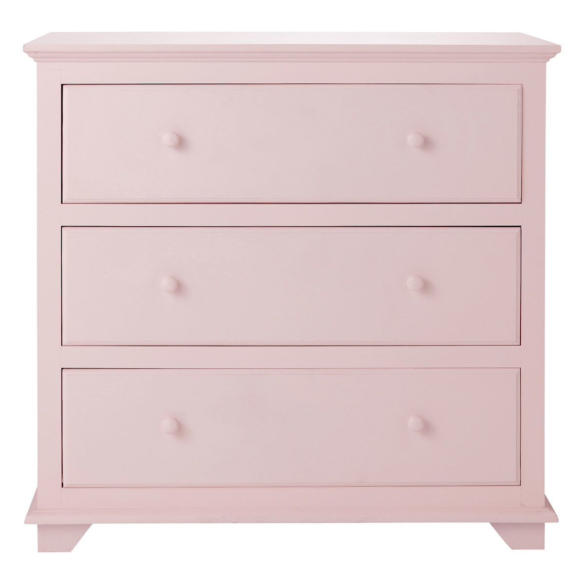 Wooden chest of drawers in pink W 90cm Maisons du Monde